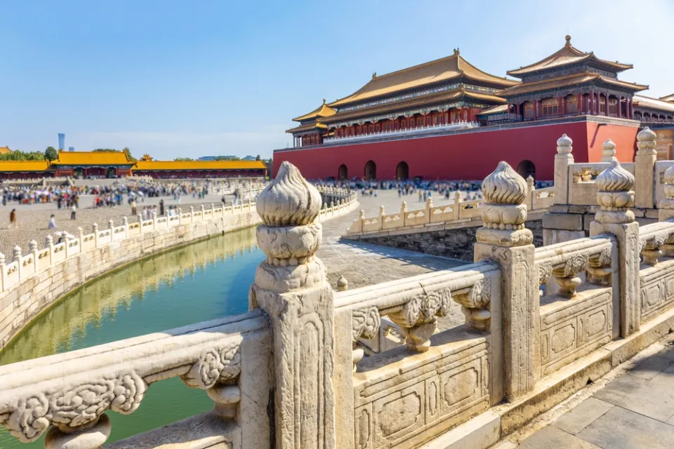 Запретный город с высоты птичьего полёта — масштаб императорского дворцового комплекса в Пекине