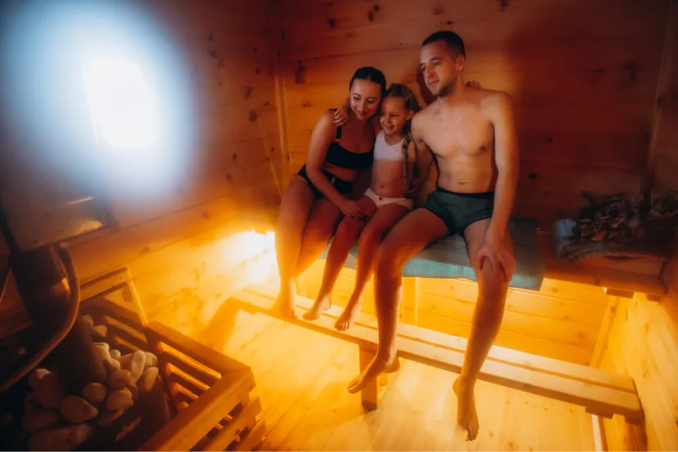 баня на базе в Муравьево