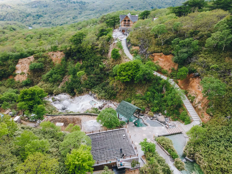 вулкан Баранского остров Итуруп