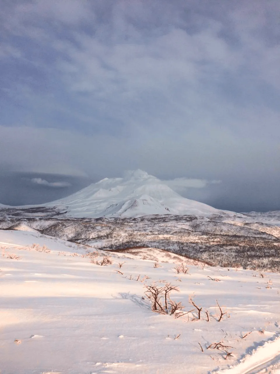 вулкан Баранского остров Итуруп