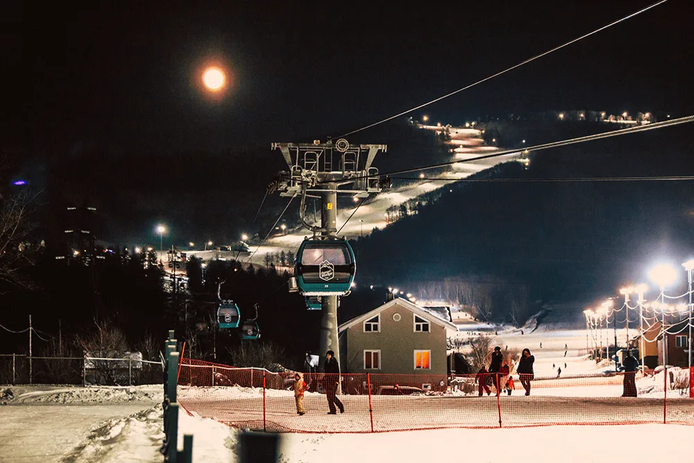 Горнолыжный курорт Горный воздух зимой