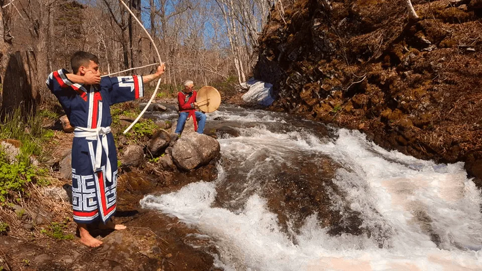 Скала Лягушка на Сахалине