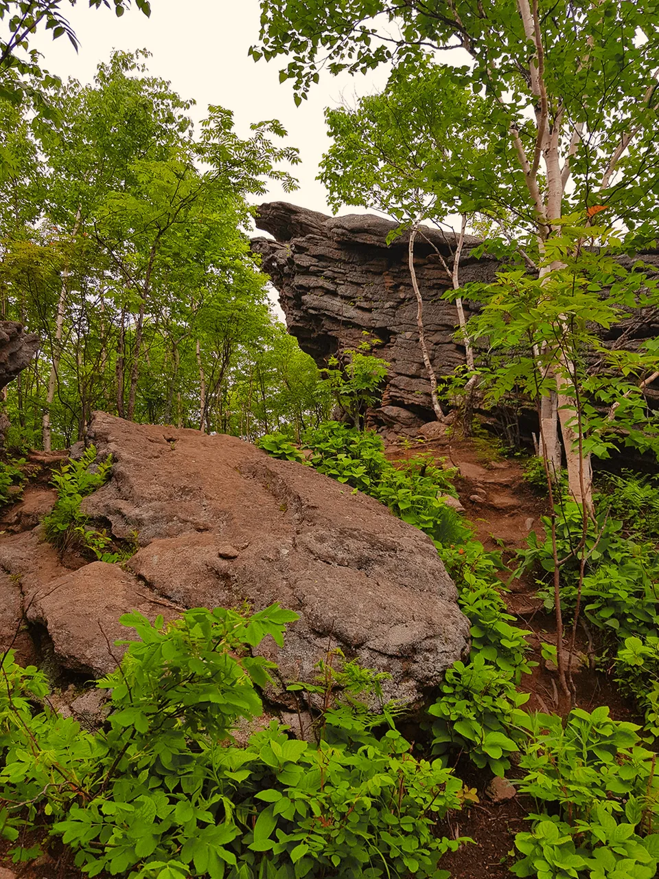 Скала Лягушка на Сахалине
