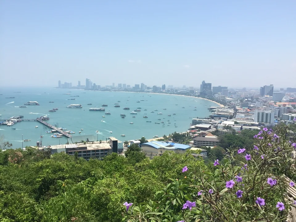 Панорамный вид на Паттайю, Таиланд