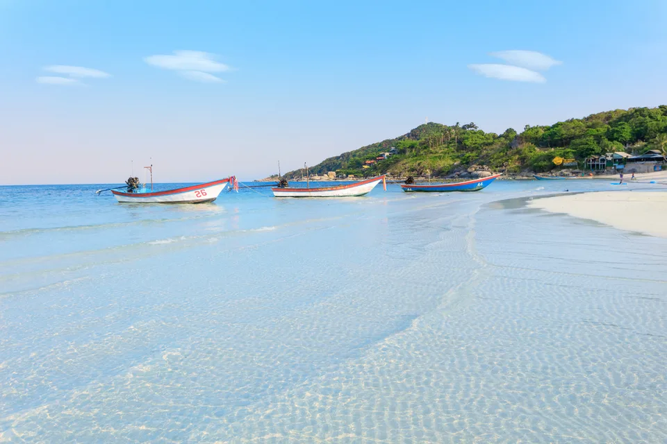 Пляж и море в Паттайе, Таиланд