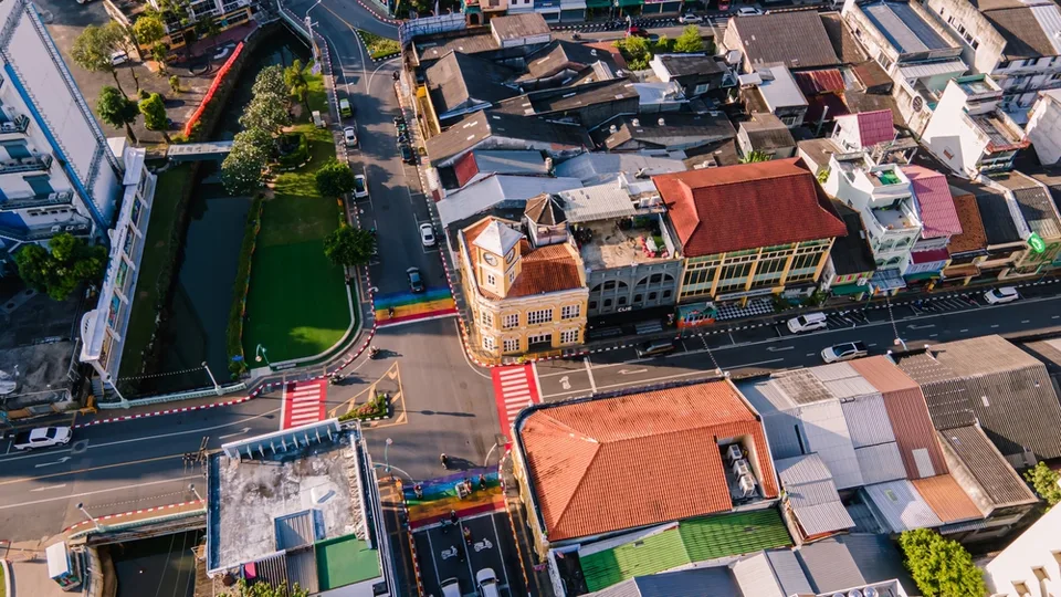 Ночной рынок в Старом городе Пхукета, Таиланд