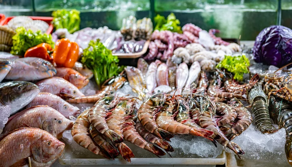 Рынок морепродуктов на Пхукете, Таиланд