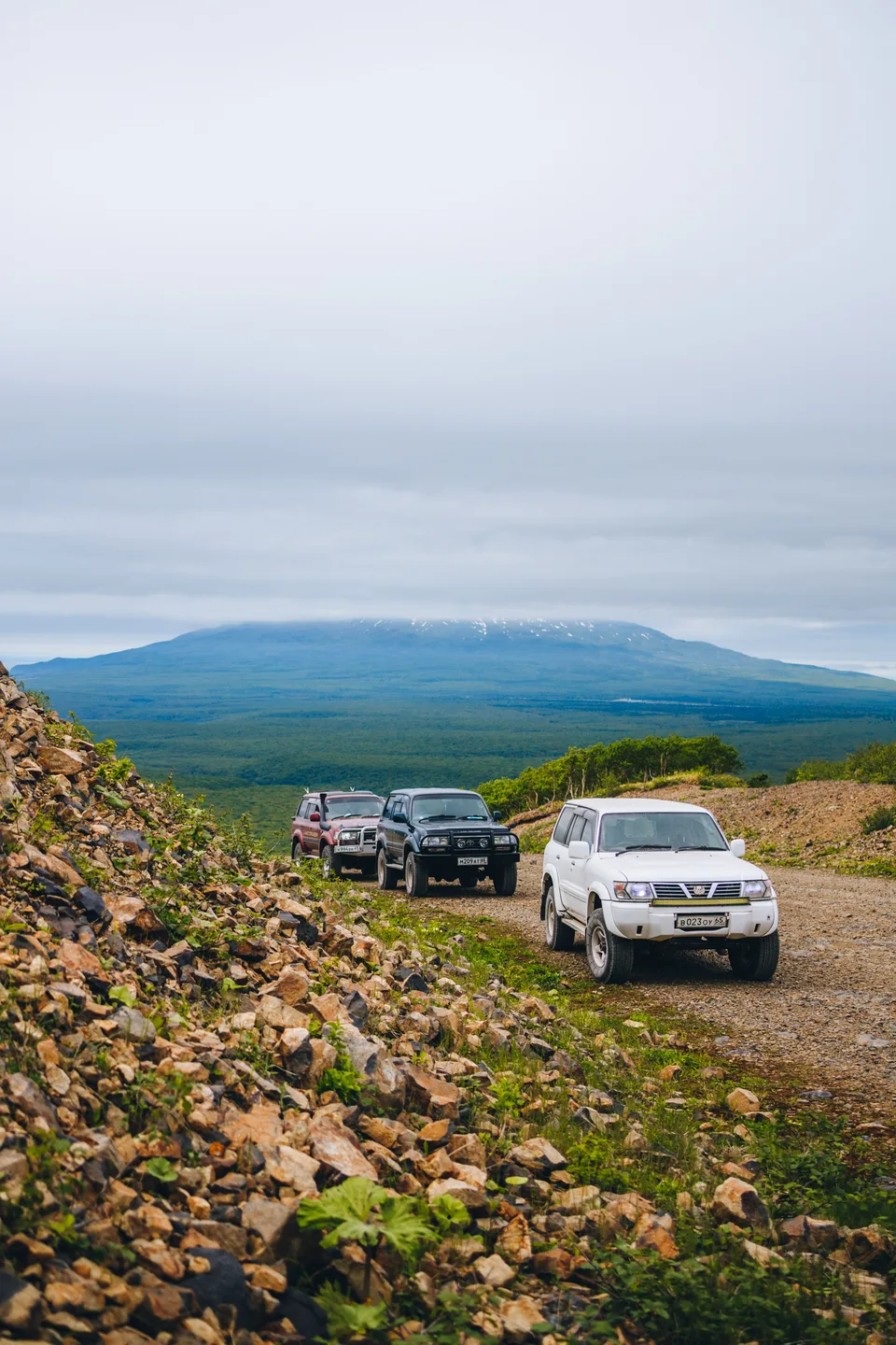 вулкан Баранского остров Итуруп