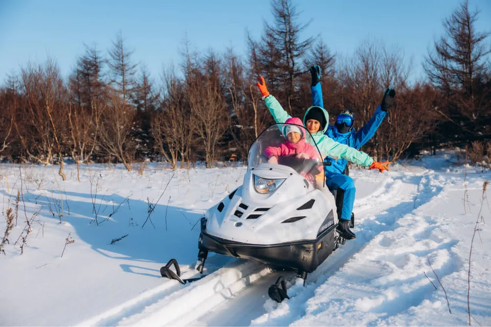 снегоходы на Сахалине