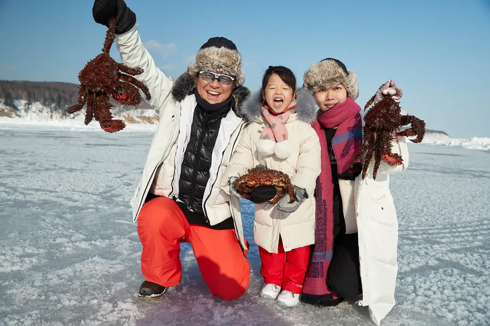 Охота на краба на Сахалине